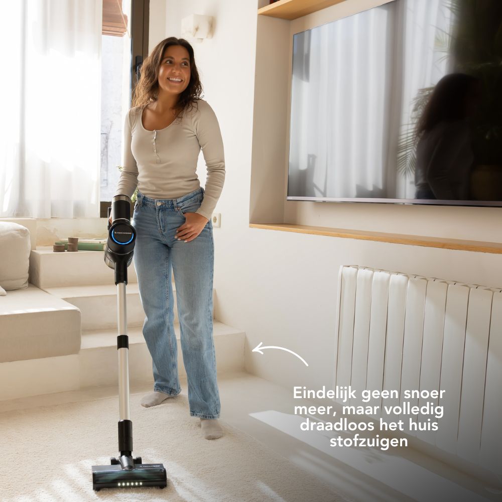 TV1 Kabelloser Staubsauger | 90 Minuten Akkulaufzeit