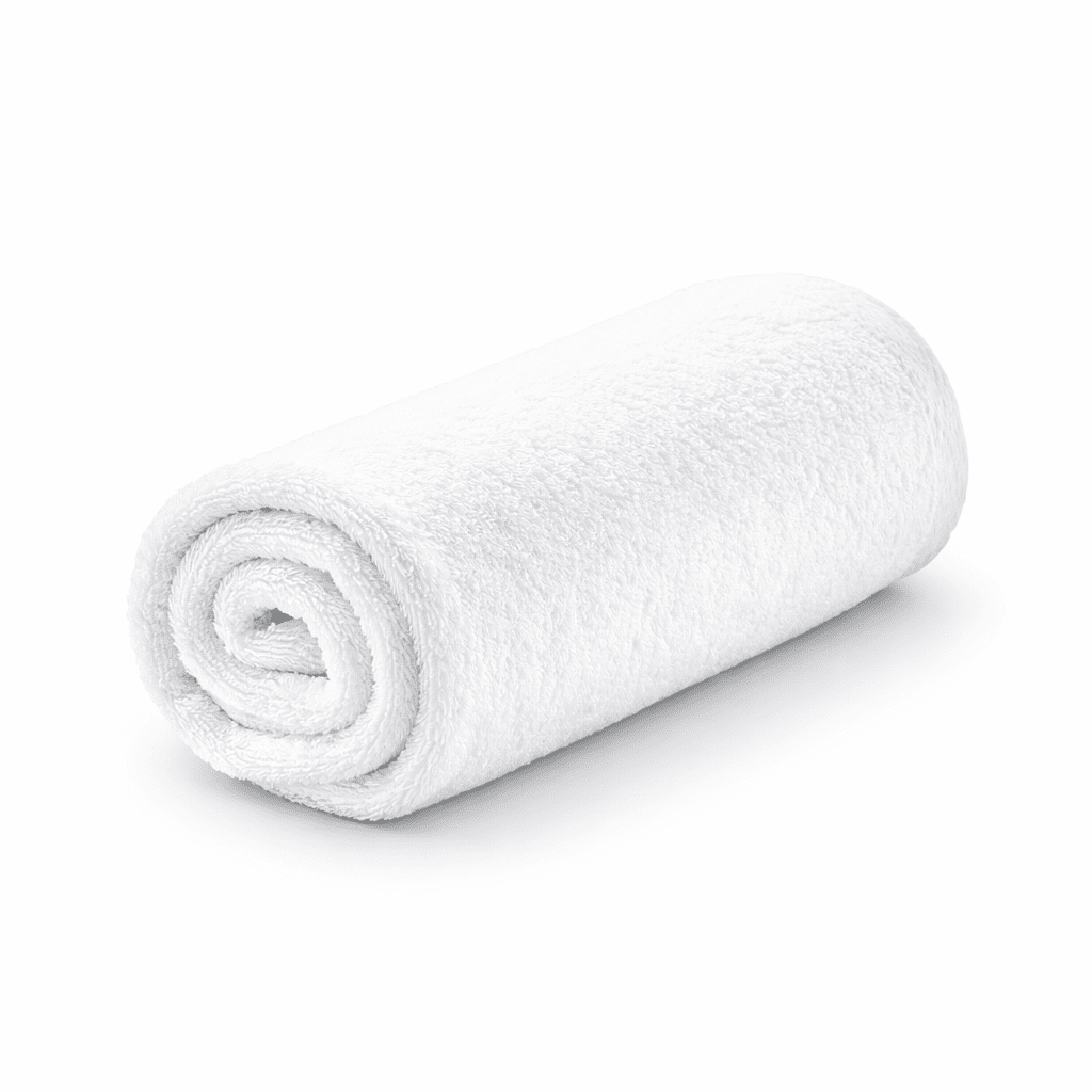 Weißes Trockentuch für Techweise Dampfreiniger