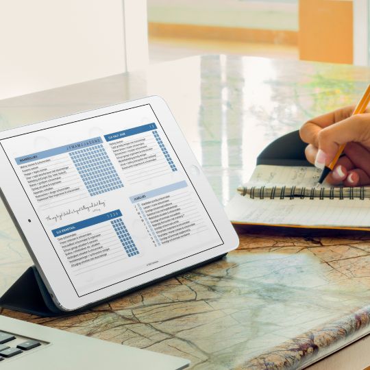 Vollständiger Reinigungszeitplan