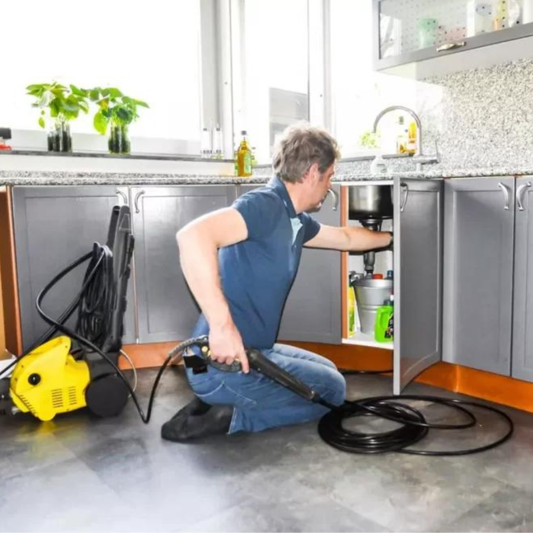 Kanalisationsschlauch 15V mit Vorwärtsspritzdüse