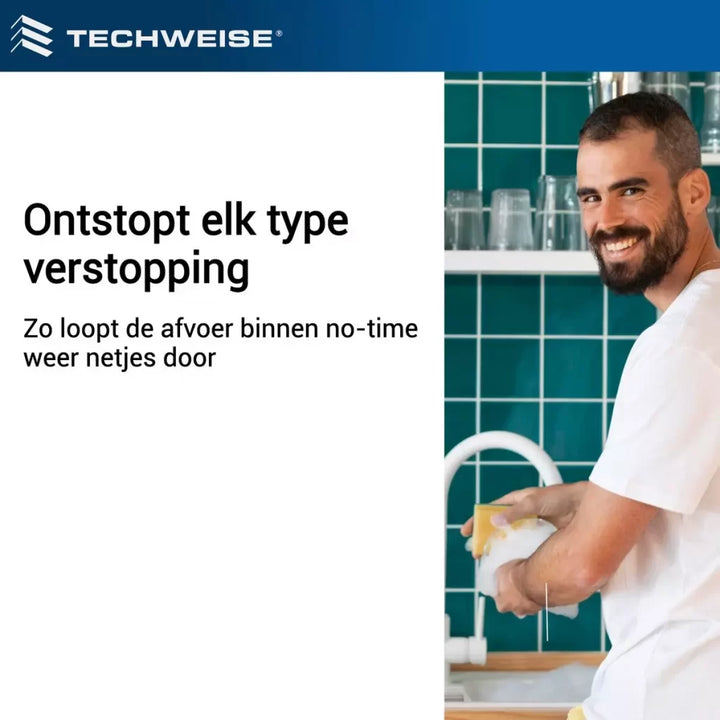 Kanalisationsschlauch 15V mit Vorwärtsspritzdüse